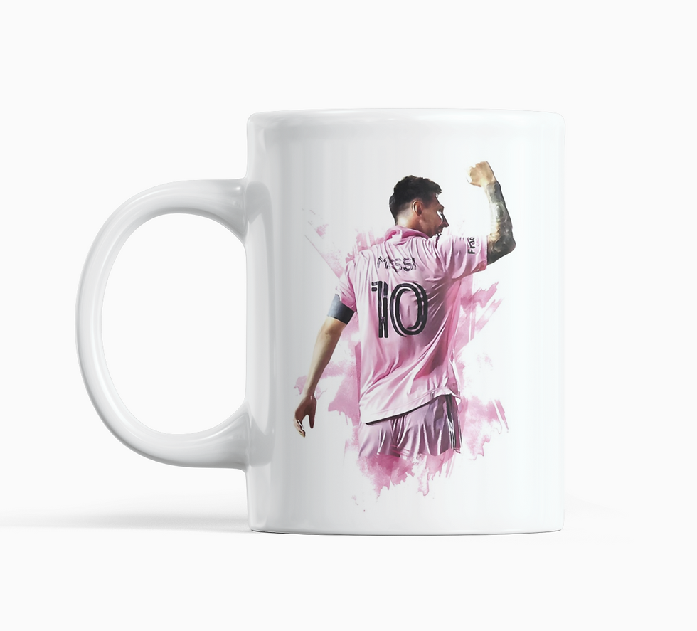 Messi 10 Numaralı Sevilen Futbolcu Taraftar Hediyelik Baskılı Kupa Ba