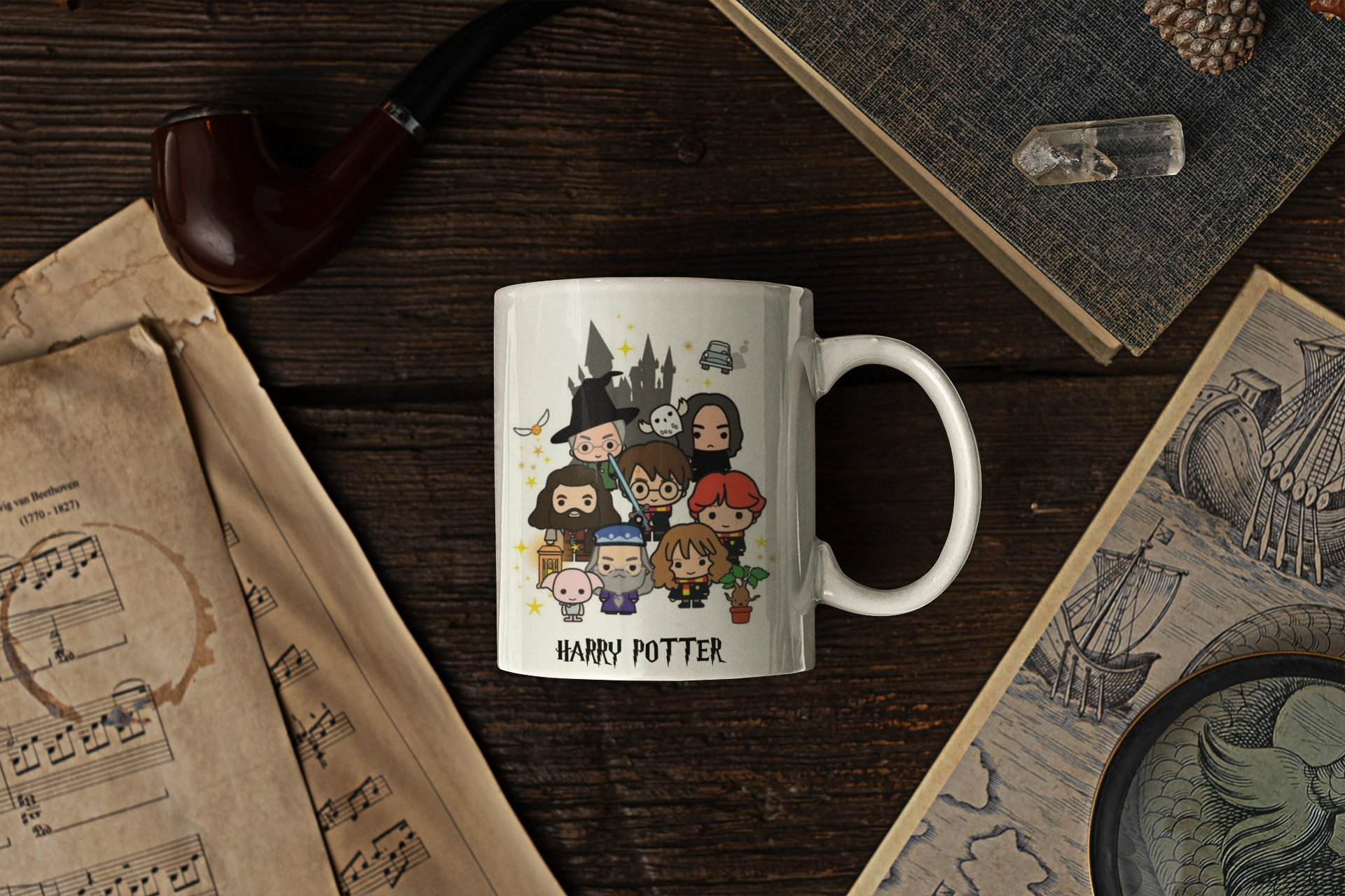 🪄 Sihirli Dostluk Büyü Dünyası Temalı Fantastik Okul Serisi Kupa Bardak