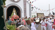 El Pinar celebra su Fiesta en honor a La Virgen de Los Reyes antes de su traslado a Isora