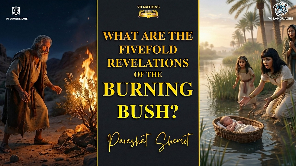 Parashat Shemot 5786 -10 January 2026 / 21 Tevet 5786