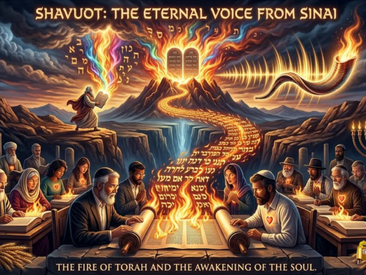 Shavuot: The Eternal Voice from Sinai and The Fire of Torah and the Awakening of the Soul