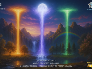 In The Begining-The Inner Secret — The Light of Mashiach- The Seventy Lights of Mashiach — Mashiach as the Reunification of the Three Lights