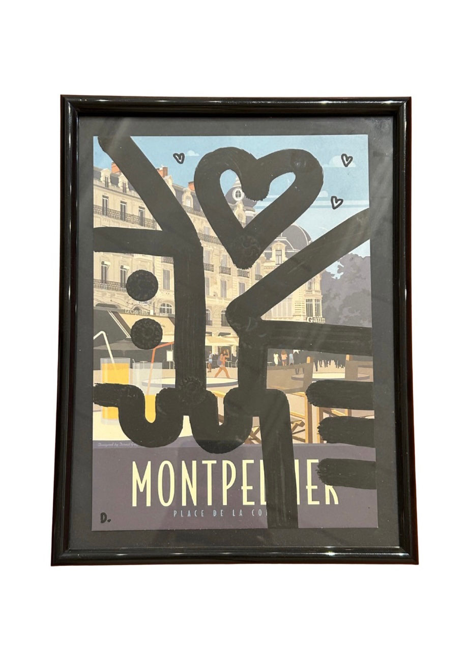 Carte Montpellier - Le D