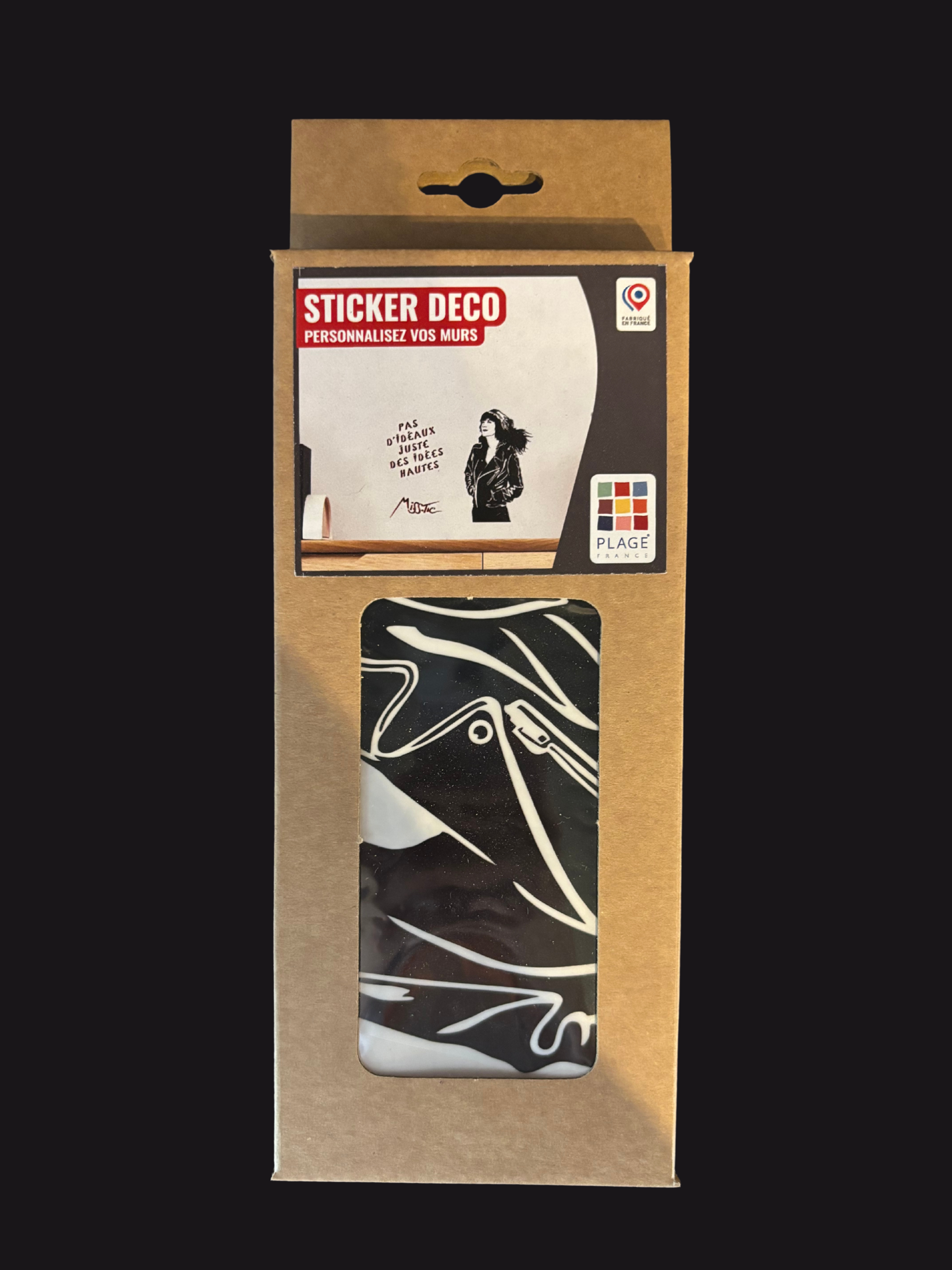 Sticker Miss.Tic - « Pas d'idéaux, juste des idées hautes. »