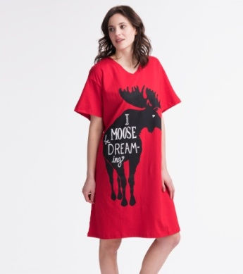 Women's Sleep Shirt - I moose be dreaming