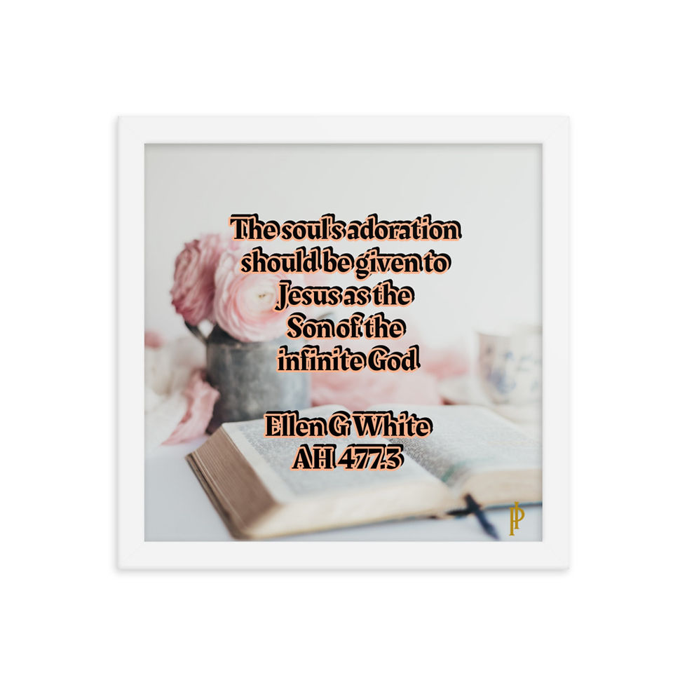 Thumbnail: Ellen G White Quotes Framed poster