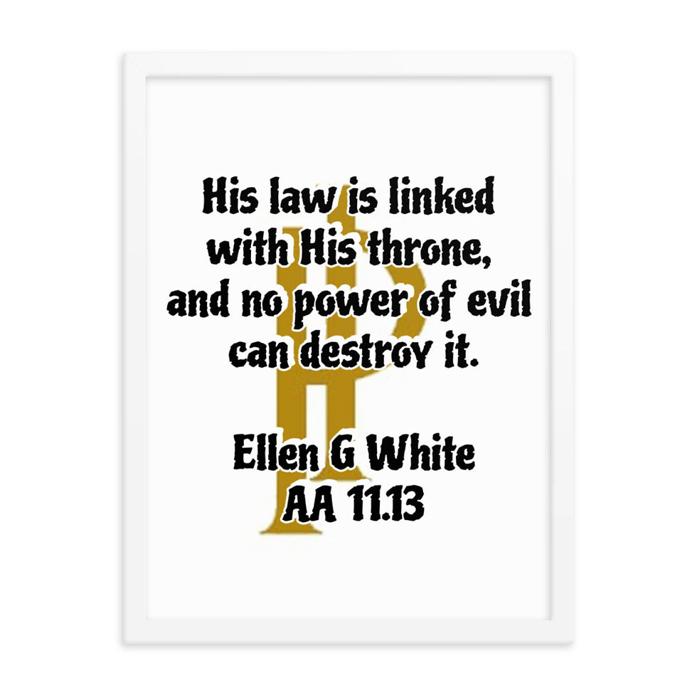 Miniature : Ellen G White Quote Frames For Church and Home