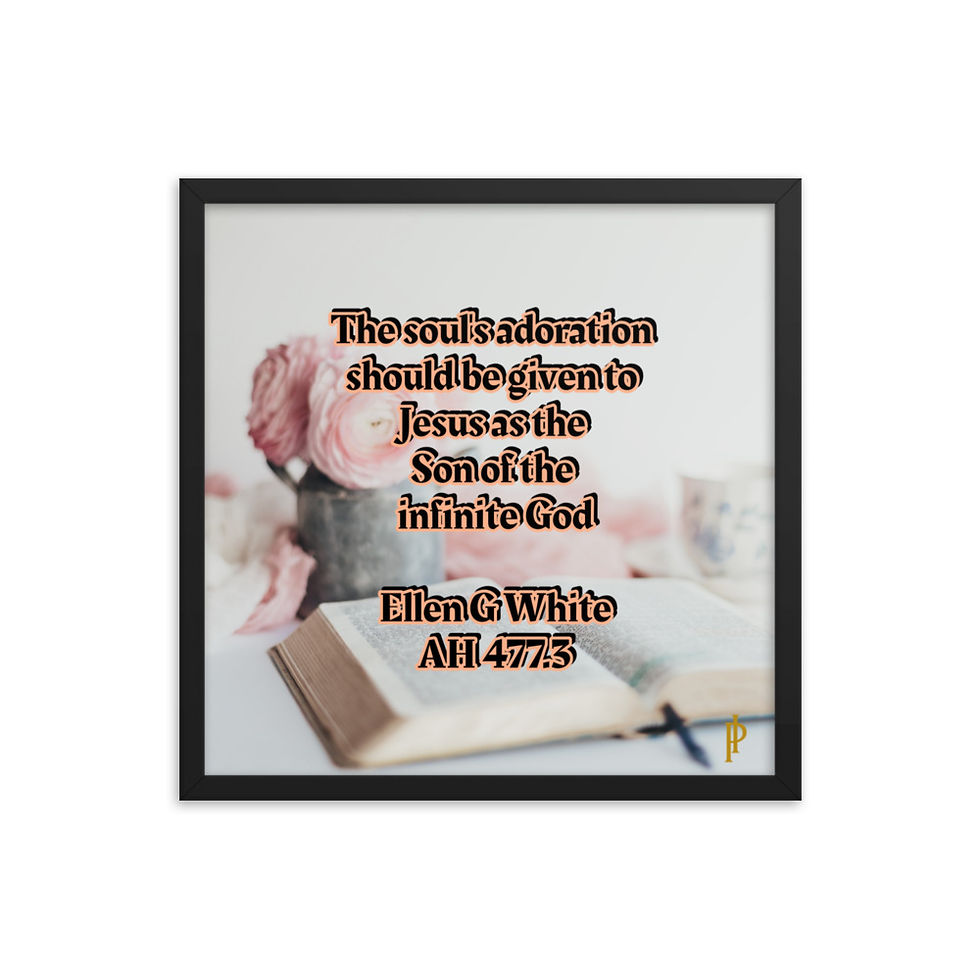 Thumbnail: Ellen G White Quotes Framed poster