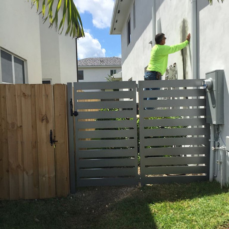 Aluminium Pedestrian Door 10