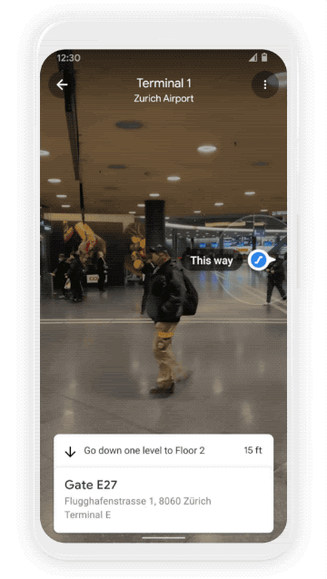 Navigate the indoors with help from Live View in Google Maps 