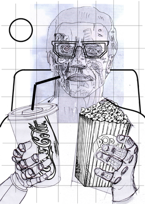 Terminator in Cinema 3D