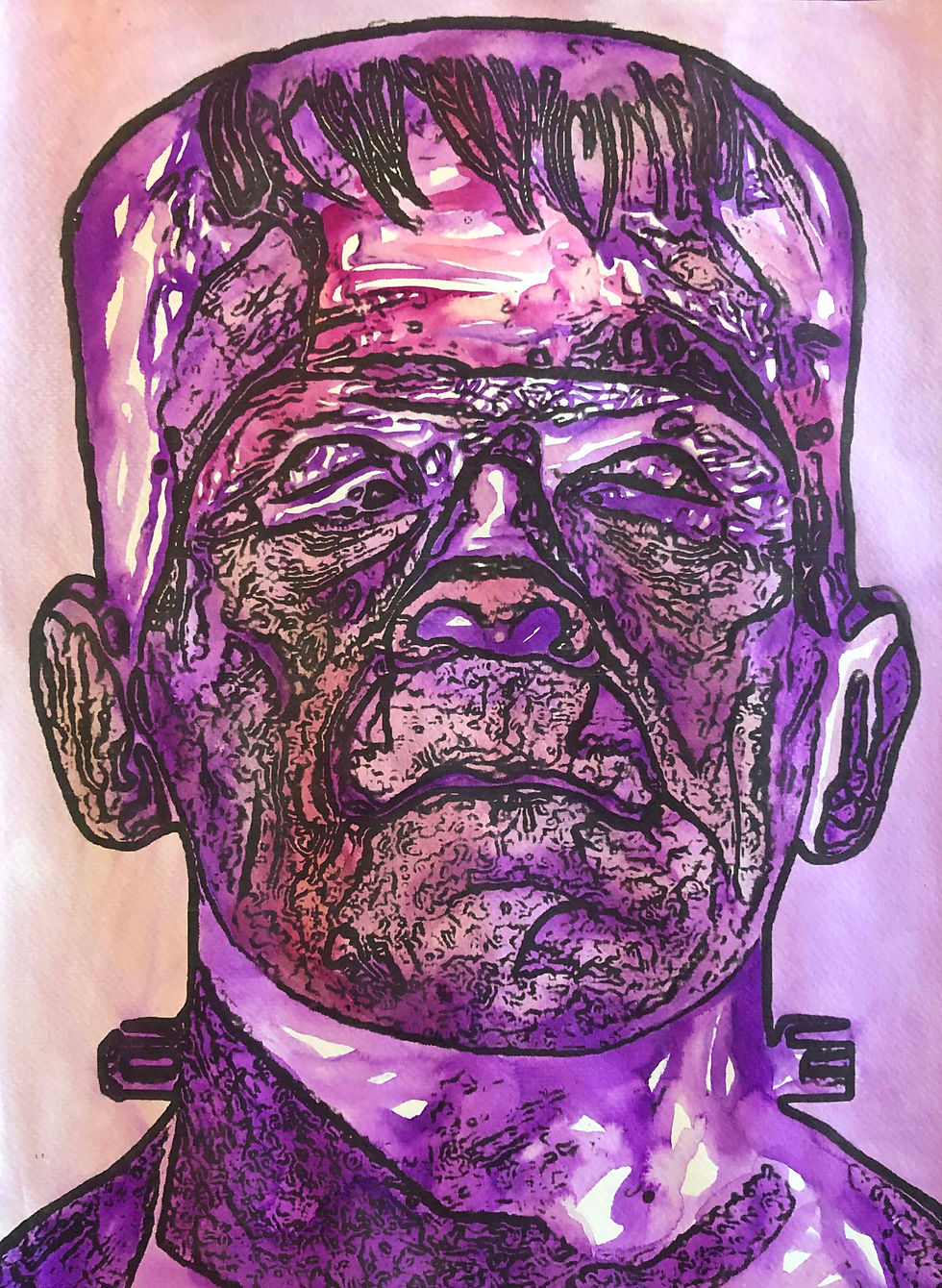 La créature de frankenstein