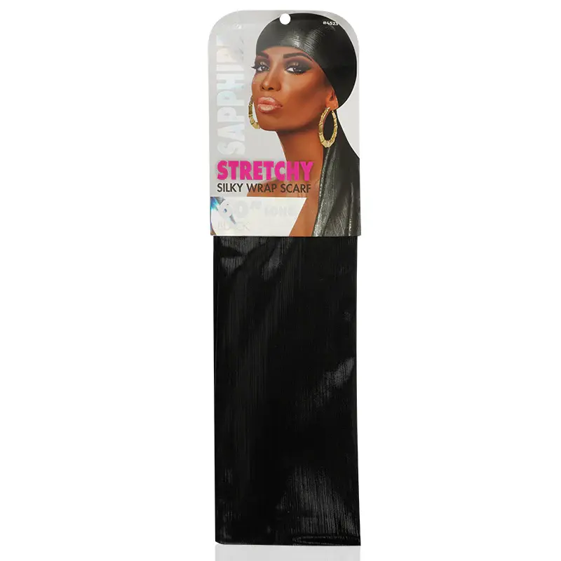#4523 Ms. Remi Stretchy Silky Wrap Scarf