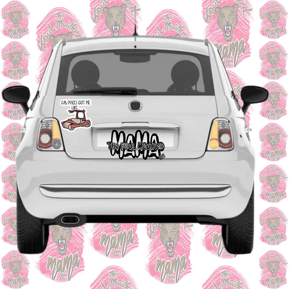 Thumbnail: Gas prices got me like - 4 inch sticker 