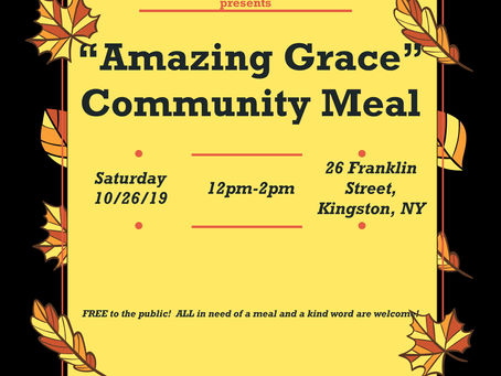 Amazing Grace Bi-Weekly Soup Kitchen (Saturdays, 12pm-2pm)