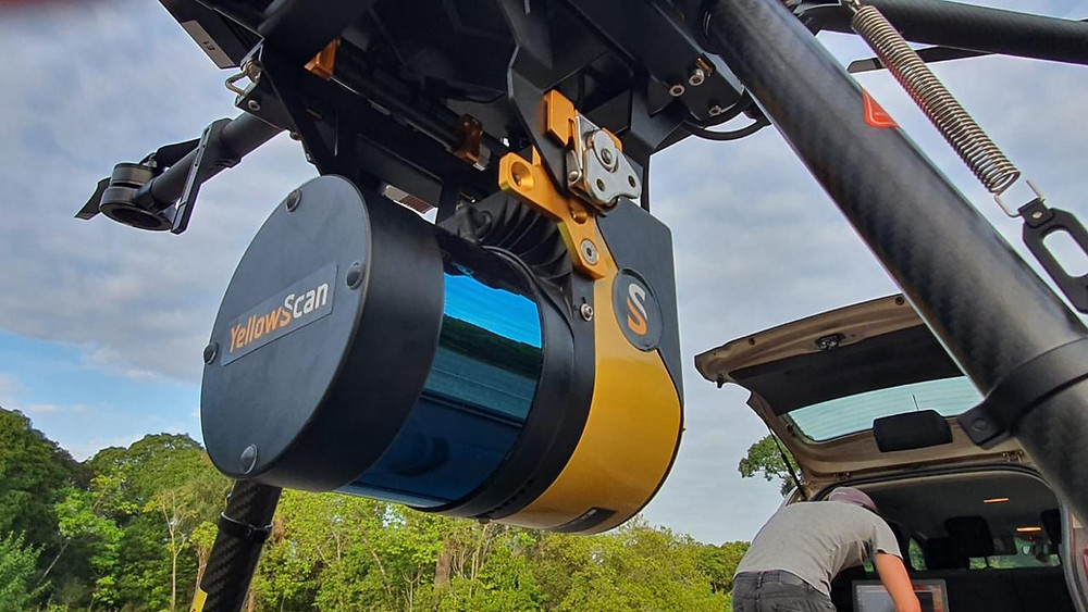 capteur lidar yellowscan pour Sentinel