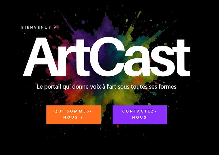 publication sur artcast.it Un tres beau article de présentation. Merci Artcast