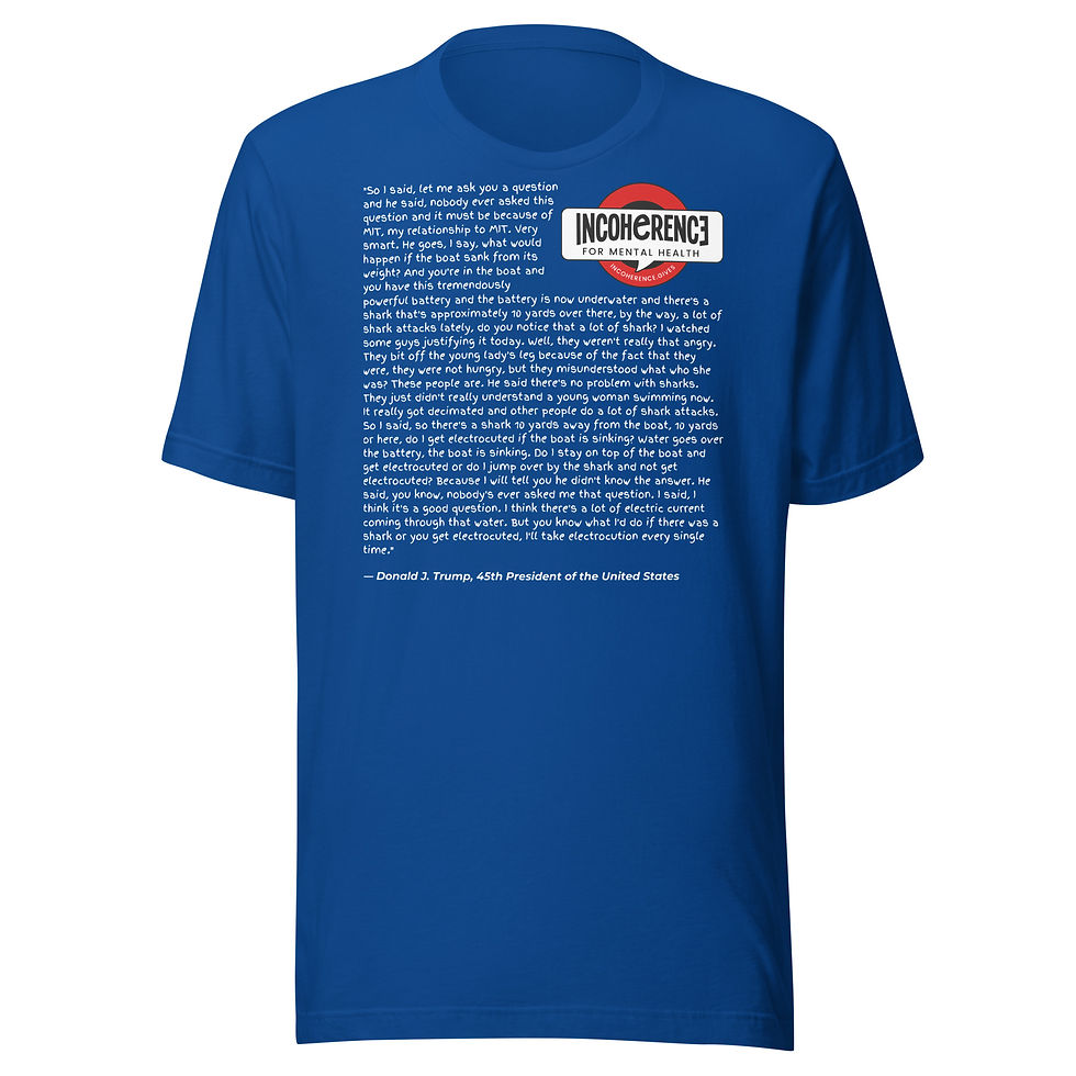 Thumbnail: Trump Shark Quote | Bella+Canvas T-Shirt | Unisex