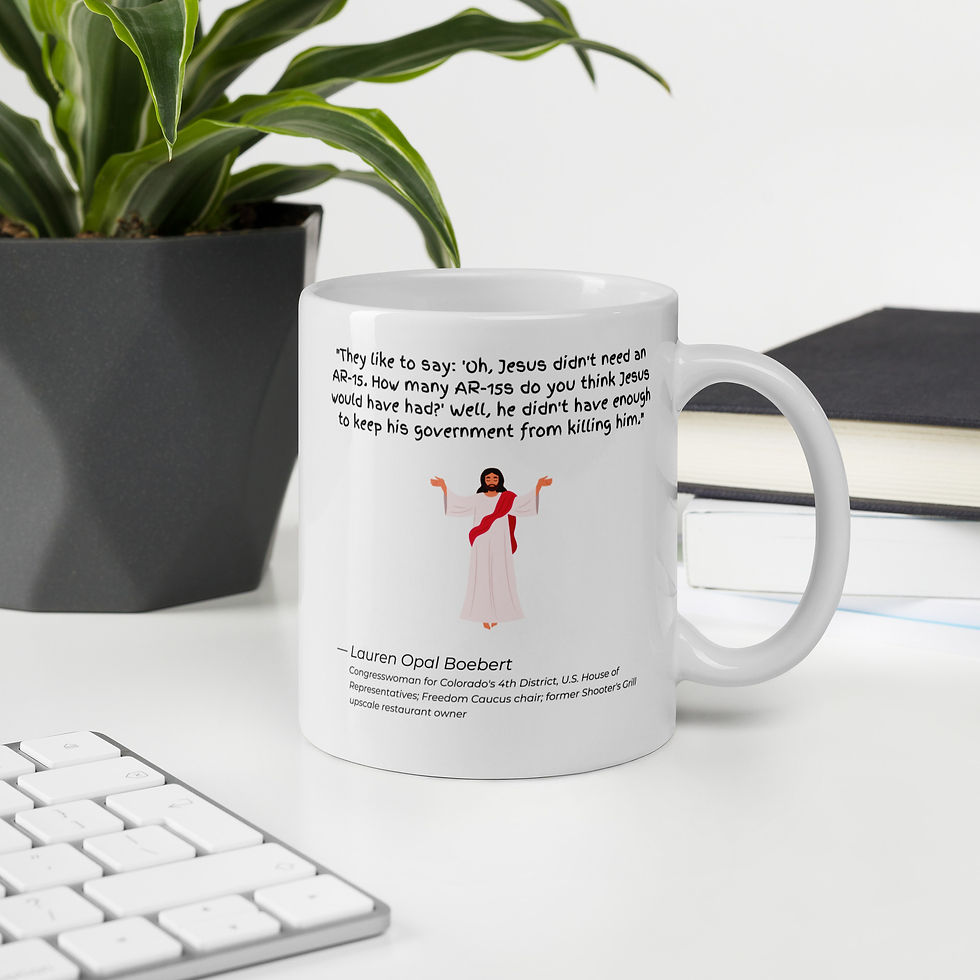Thumbnail: Lauren Boebert - Jesus & AR-15s Quote Quote | Ceramic Mug | 11/15/20oz