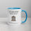 Thumbnail: Shaq Parthenon Quote | Ceramic Mug, White w/ Colored Handle & Interior
