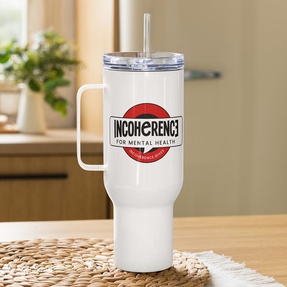 Thumbnail: Shaq Parthenon Quote | Travel Mug, Stainless Steel, BPA-Free | White