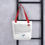 Thumbnail: Trump Shark Quote | Tote Bag, 15"x15x | White w/ Red, Black, or Orange Handles