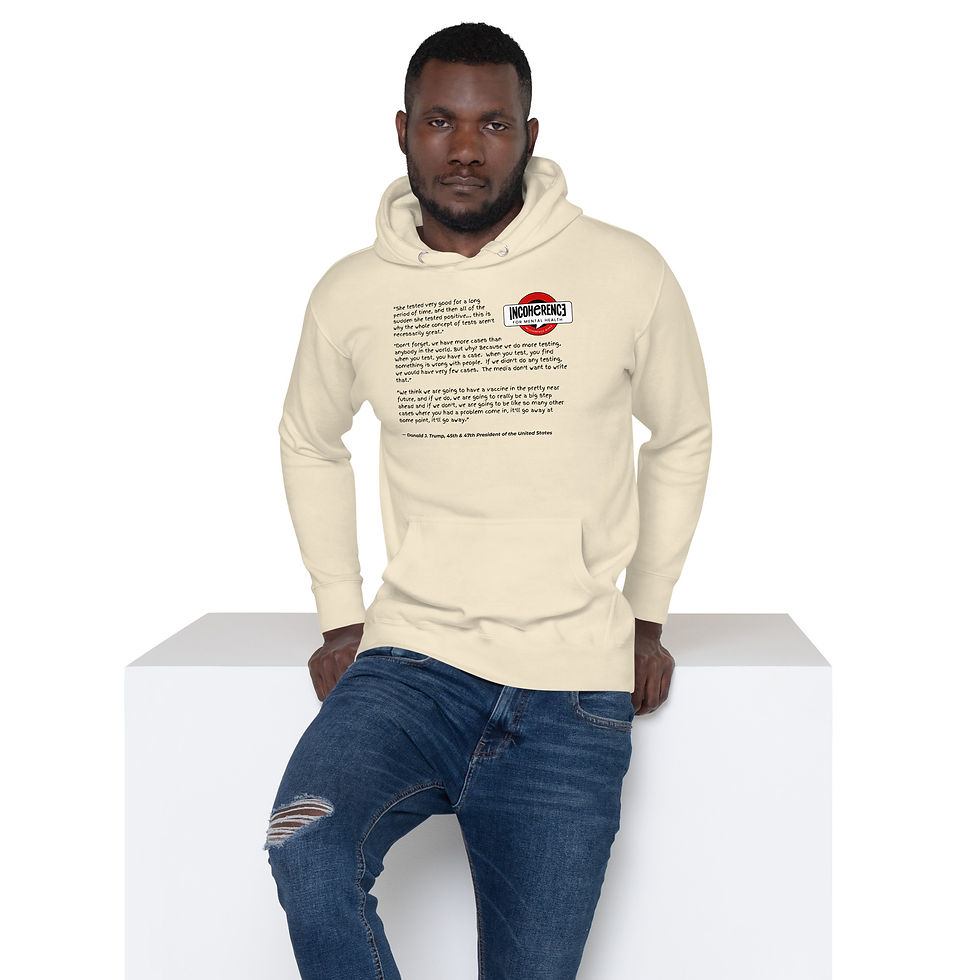 Thumbnail: Trump COVID-19 Testing Quote | Cotton Heritage Premium Hoodie | Unisex