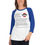Thumbnail: Trump COVID-19 Testing Quote | Raglan Shirt, 3/4 Sleeve | Unisex