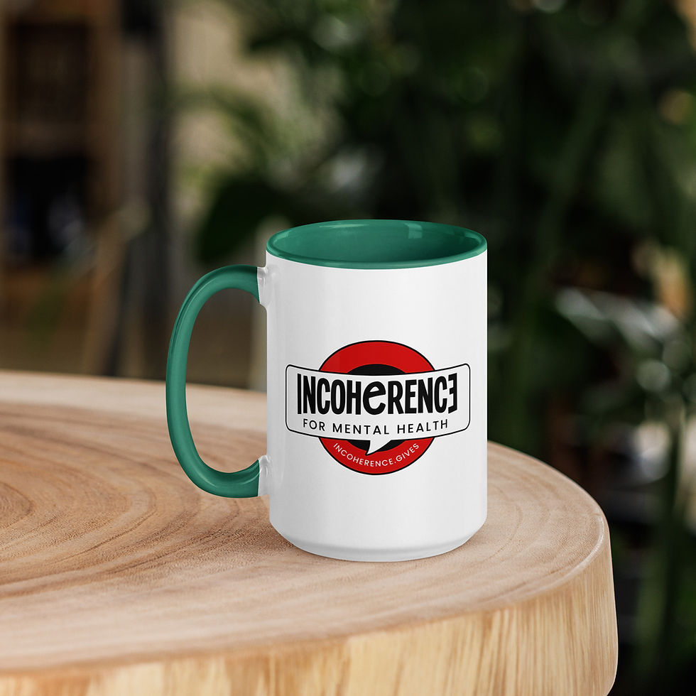 Thumbnail: Trump Shark Quote - Illustrated | Ceramic Mug, White w/ Colored Handle