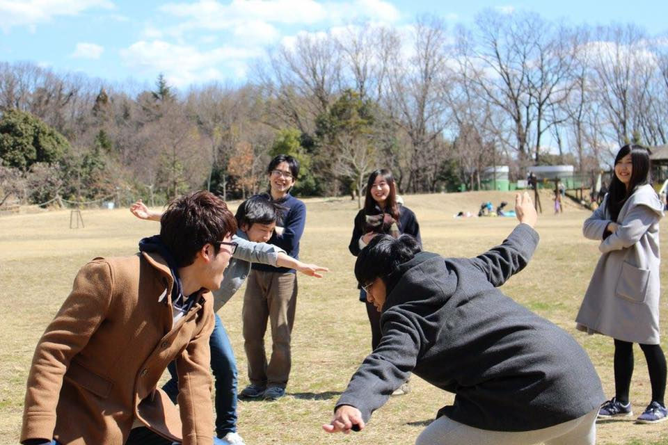 合宿のレク！いい大学生がアルティメット忍者ではしゃいでる、、(笑)