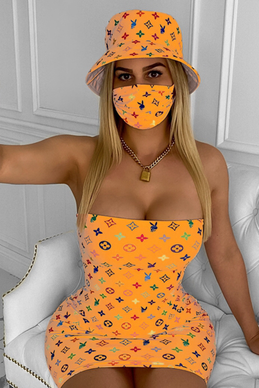 Thumbnail: Strapless Mini Dress Outfit 