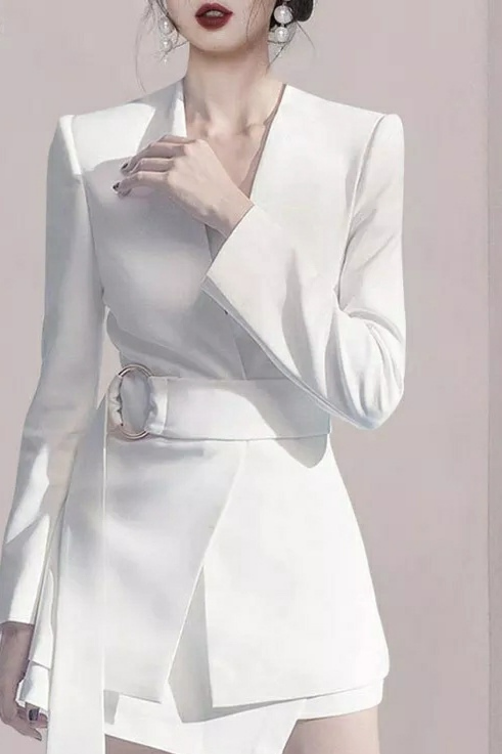 Formal Blazer Skirt Suit