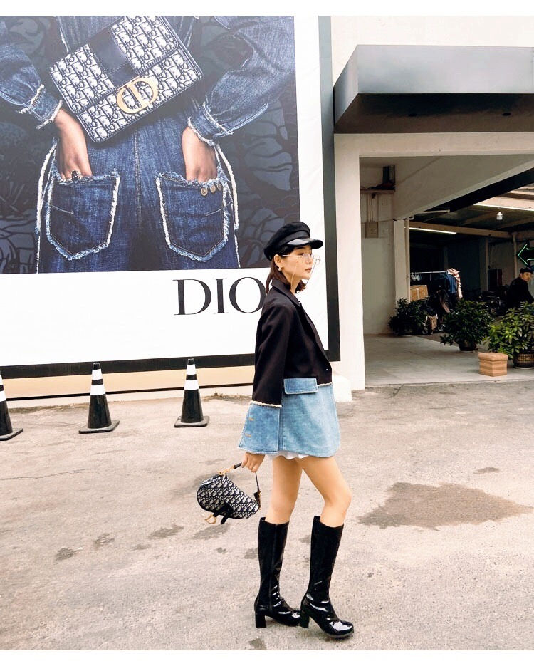 Thumbnail: Patchwork Denim Jacket 