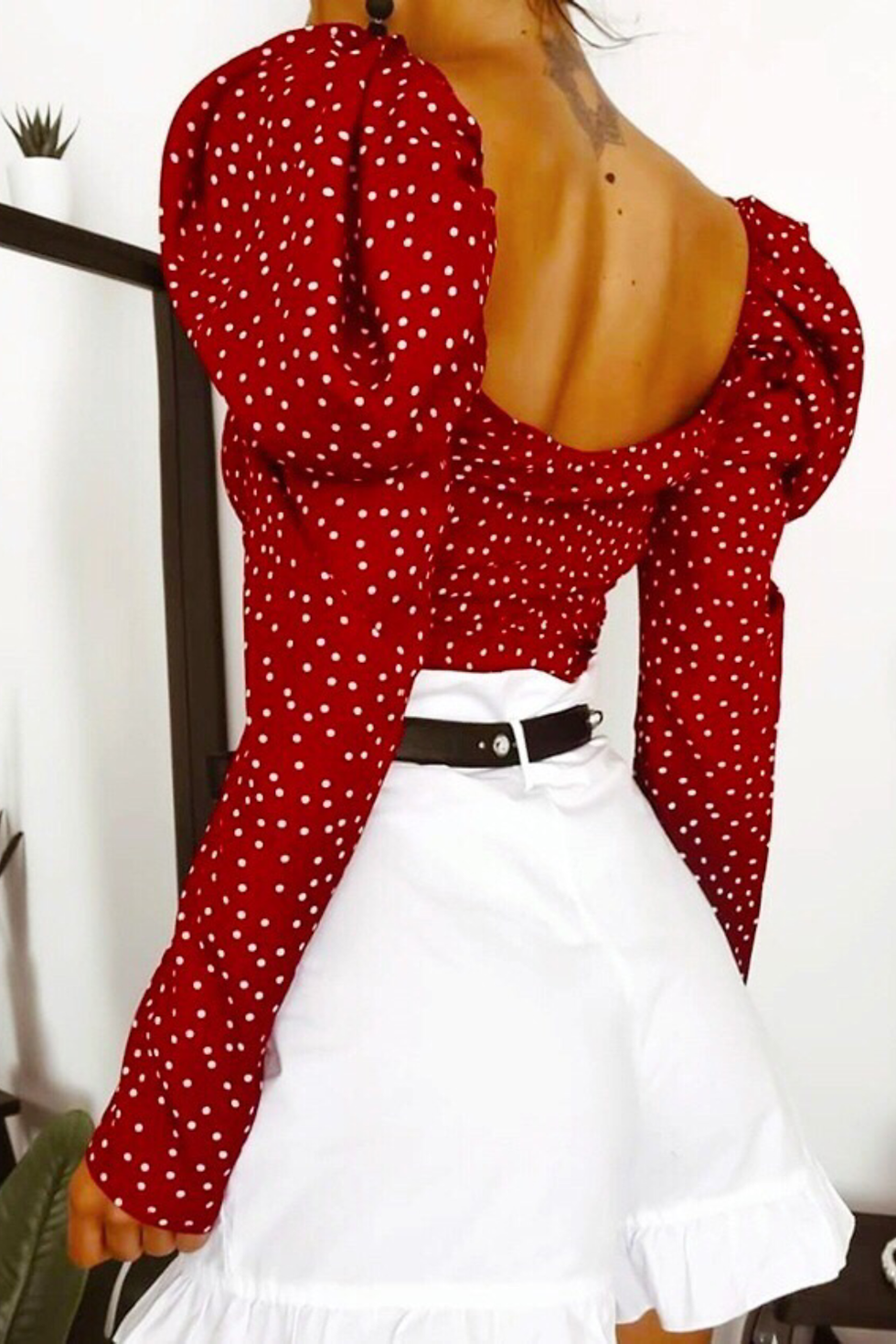 Thumbnail: Polka Dot Crop Top