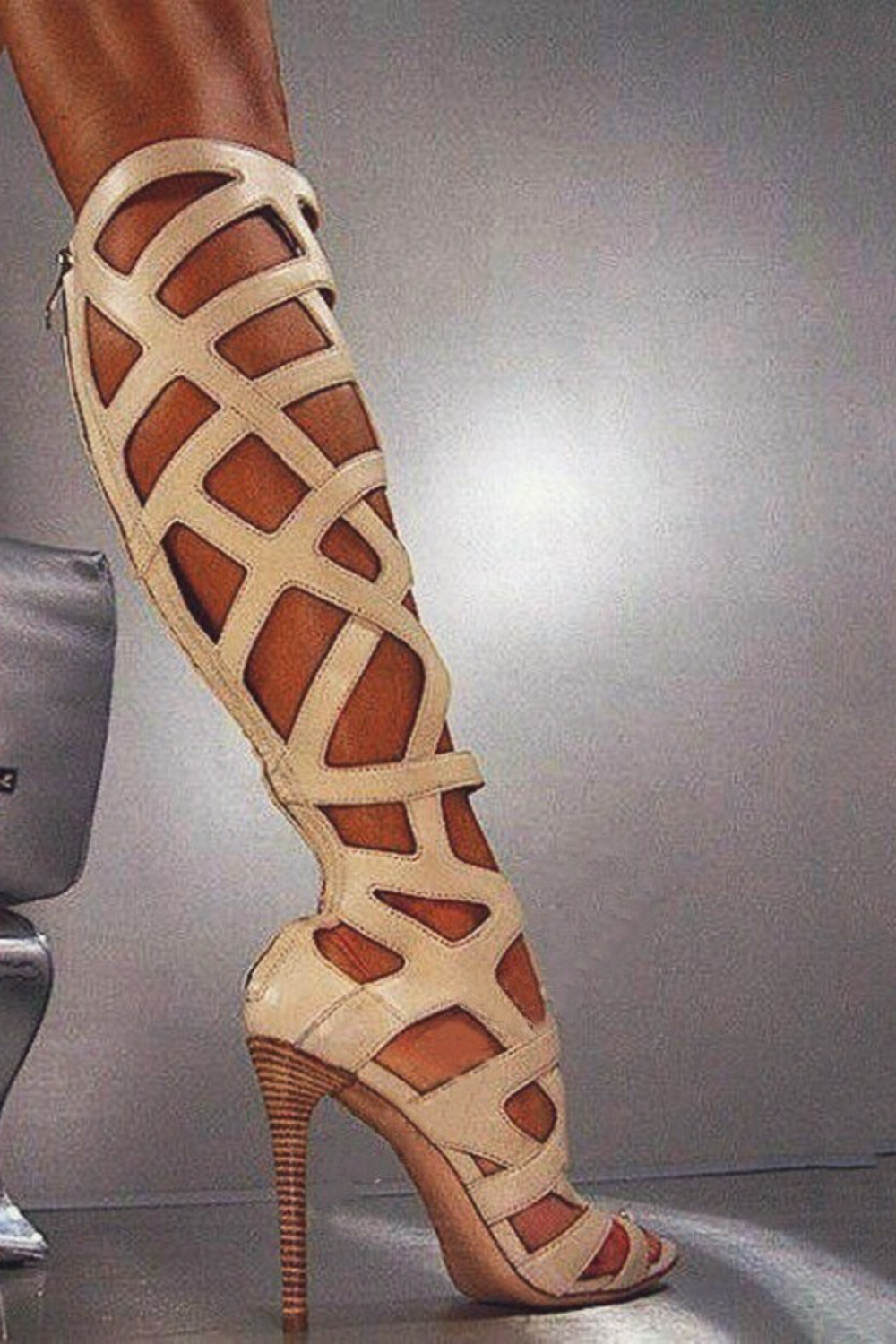 Gladiator Cutout Sandal Boots