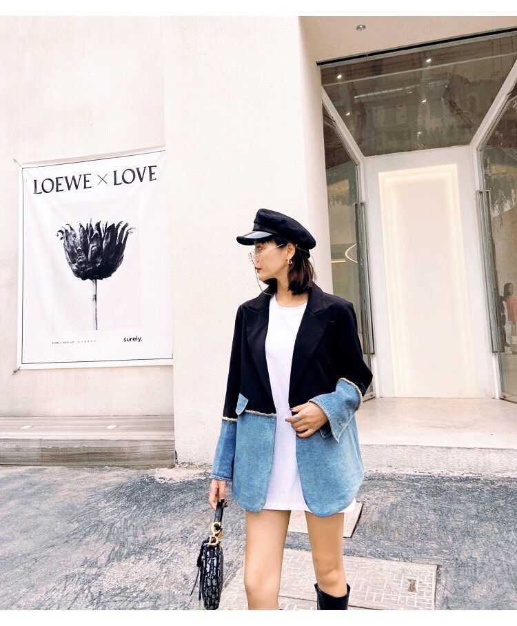 Thumbnail: Patchwork Denim Jacket 