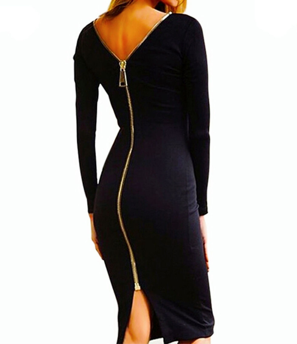 Thumbnail: Zipper Bodycon Dress