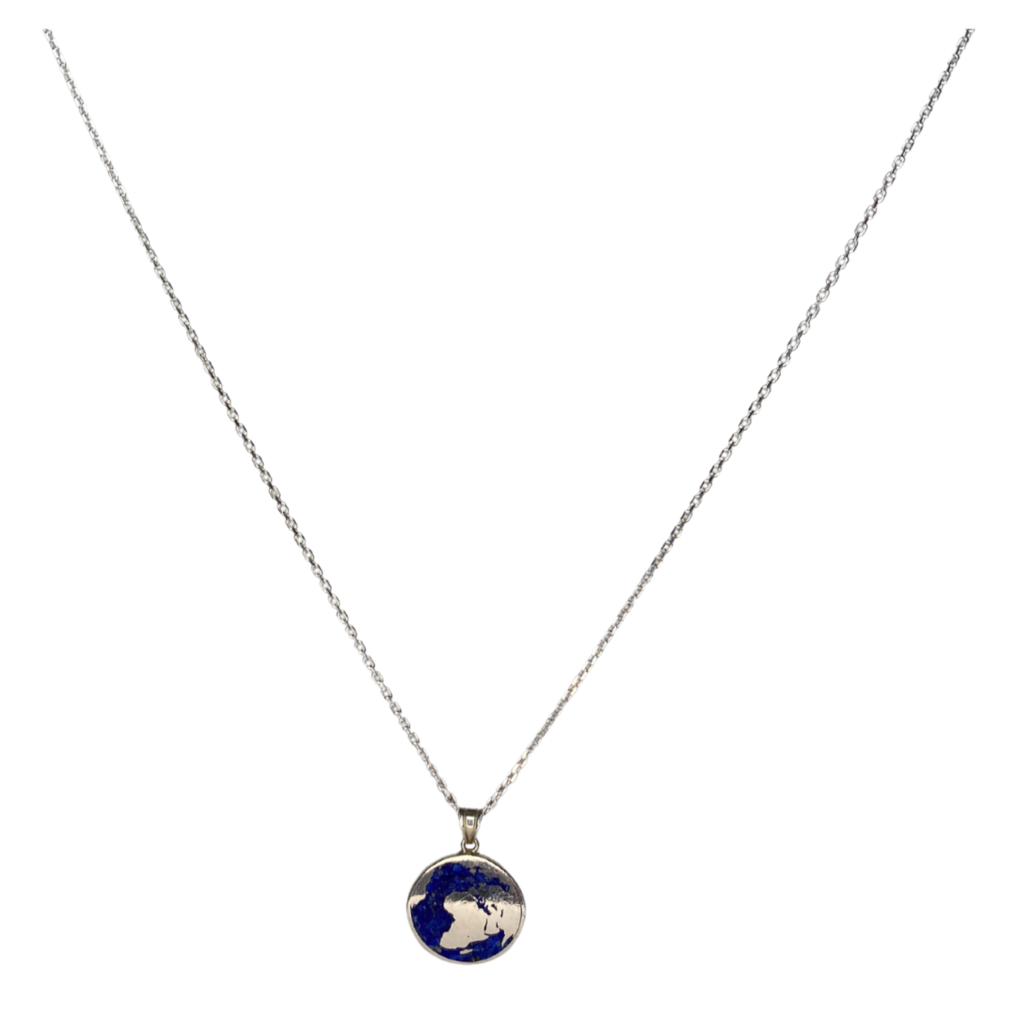World Necklace 925 Sterling Silver