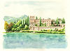 ginkgocalligraphy watercolor lake garda marco e francesca 2025.jpg