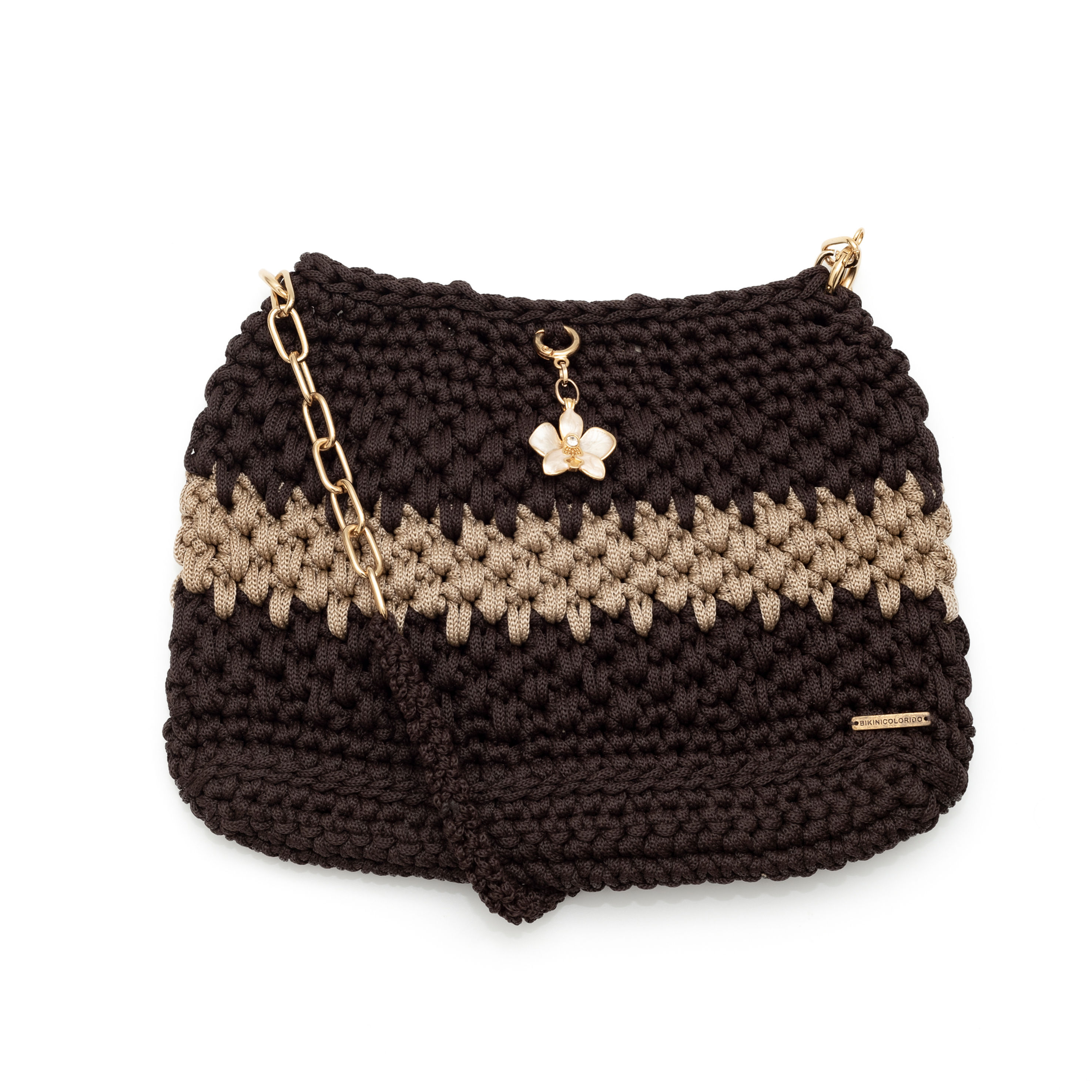 Bolsa em fio nautico, bolso interno e fecho imantado