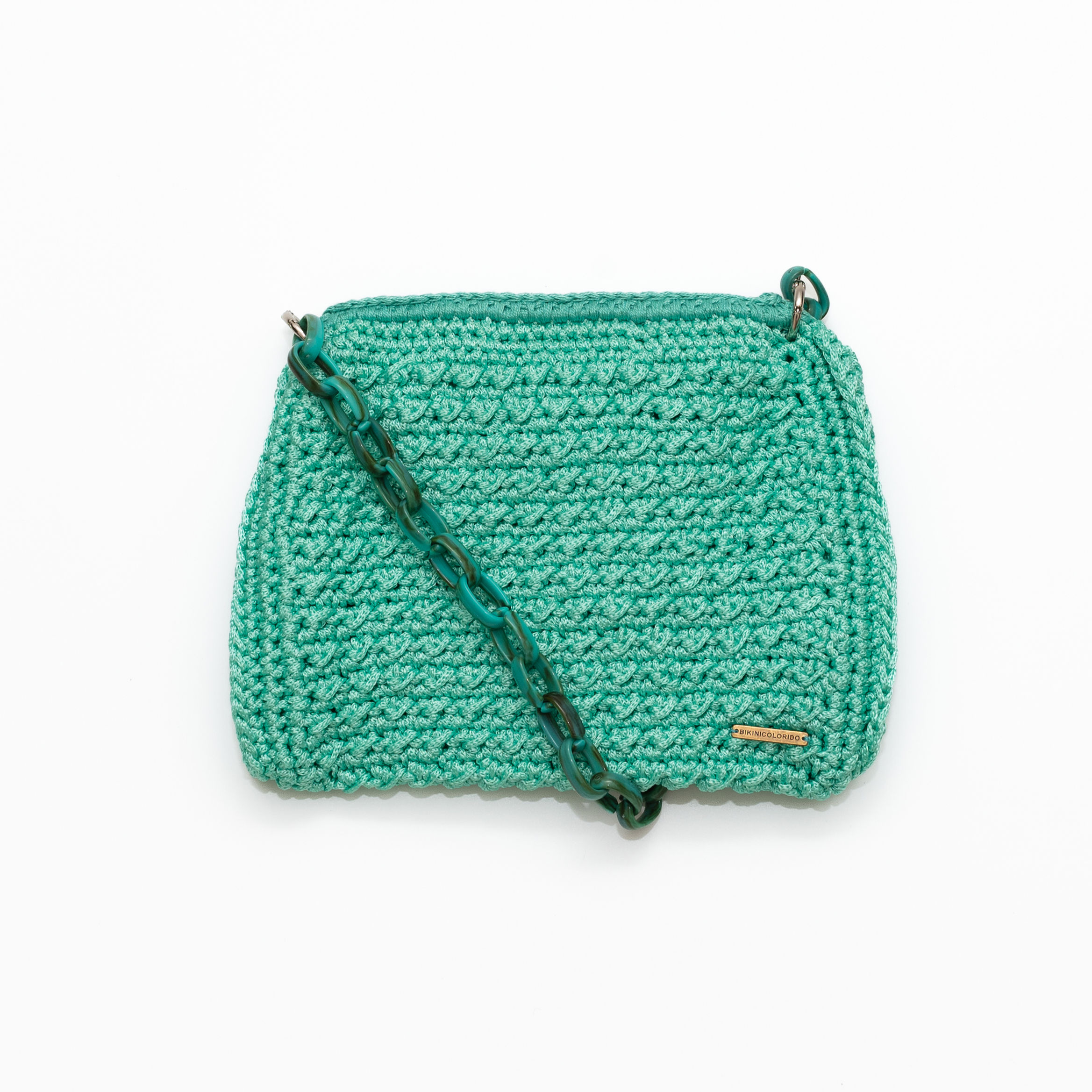 Bolsa em fio nautico, bolso interno e fecho imantado