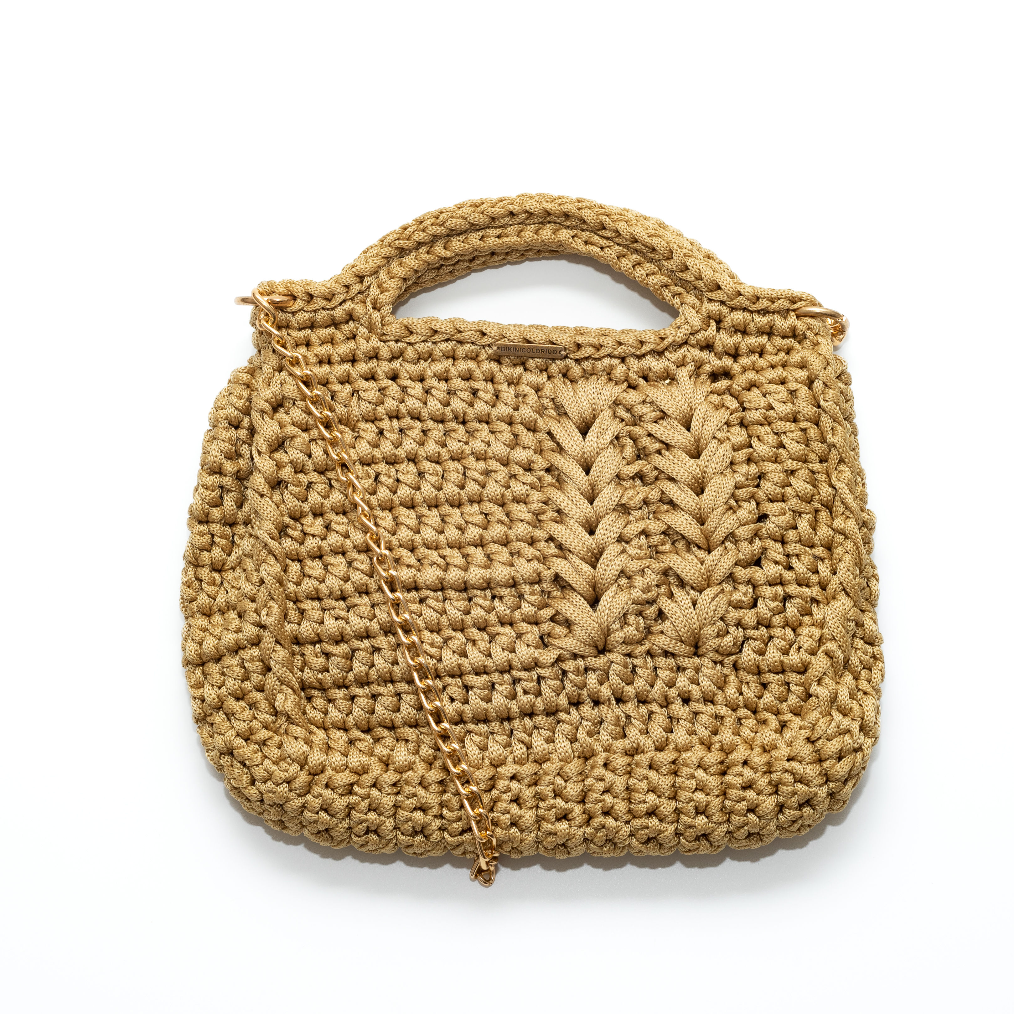 Bolsa em fio nautico, bolso interno e fecho imantado