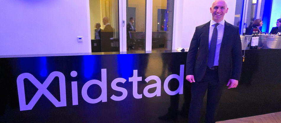 Man at a business evening event