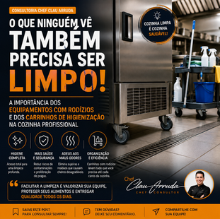 O que ninguém vê também precisa ser limpo: a importância dos equipamentos com rodízios na cozinha profissional