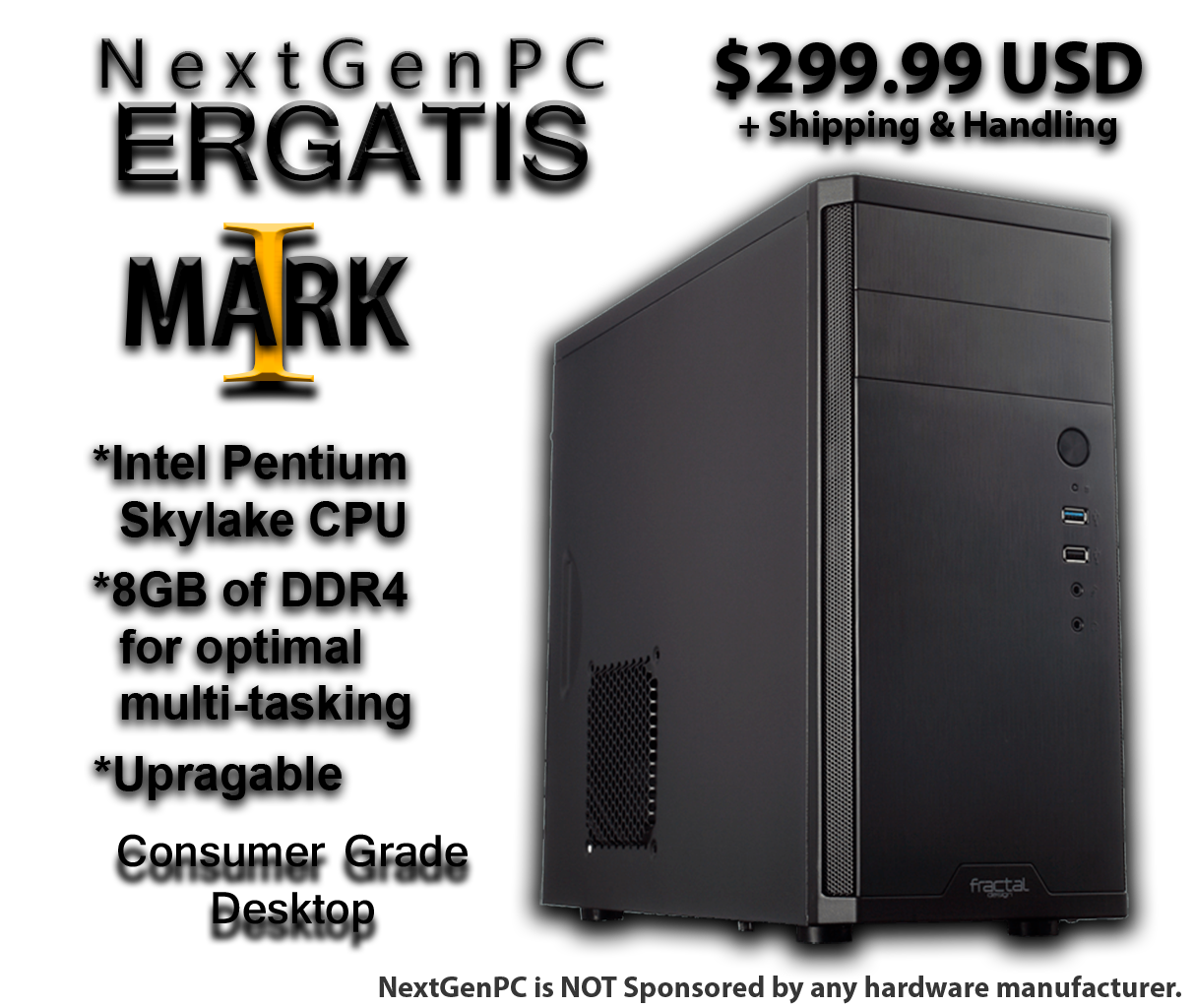 NextGenPC - ERGATIS Mk. 1 Z170 Entry-Level PC