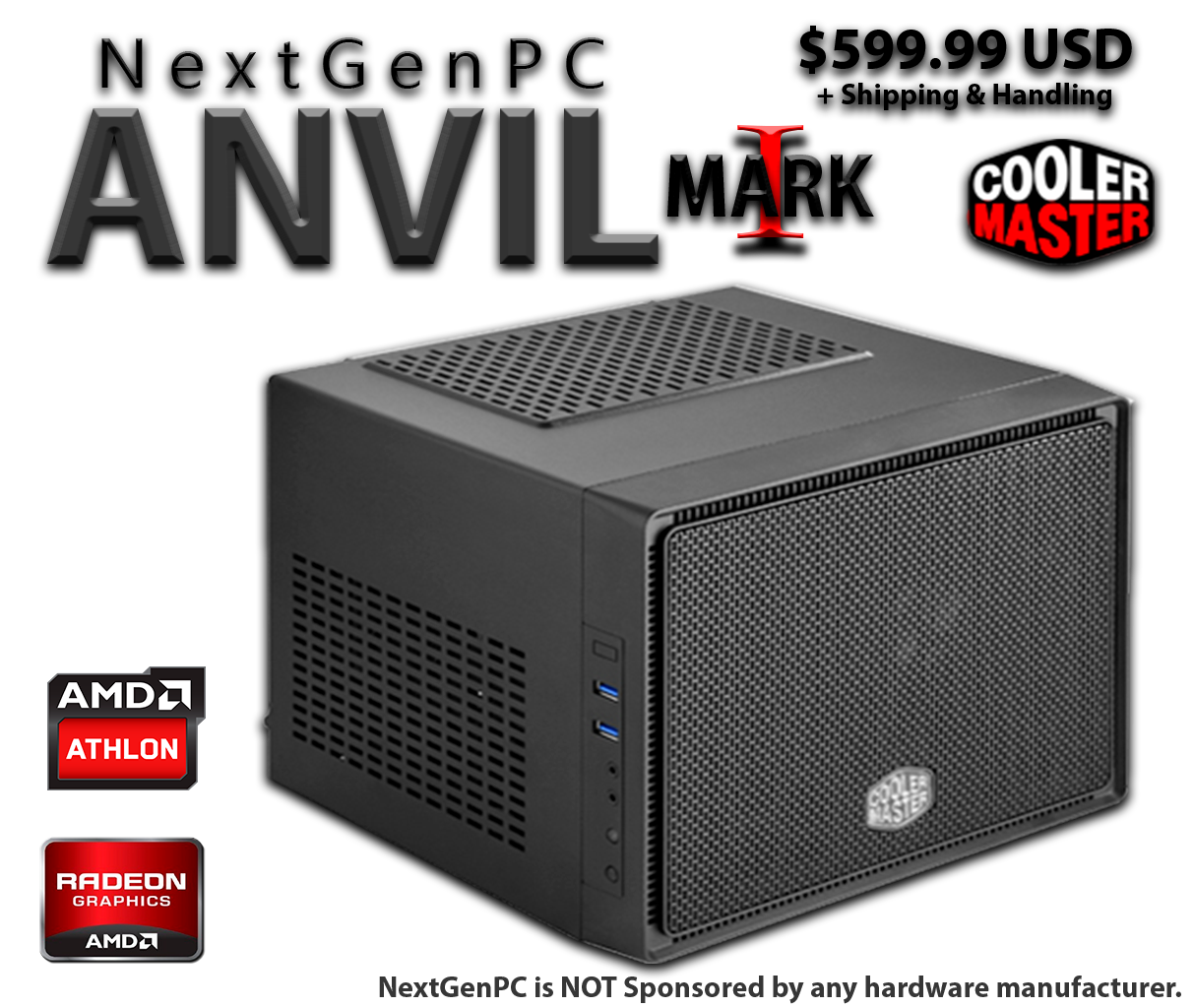 NextGenPC - ANVIL Mk. 1 Mid-Tier Gaming PC