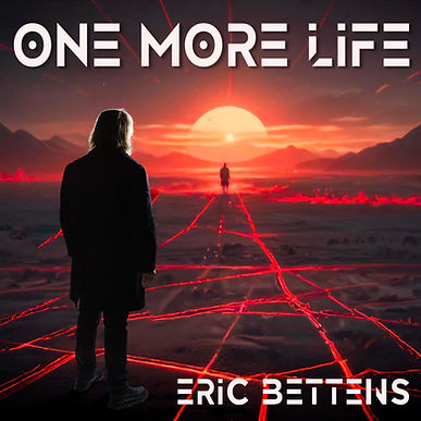Pochette de ONE MORE LIFE, album électro-cinématique d’Eric Bettens