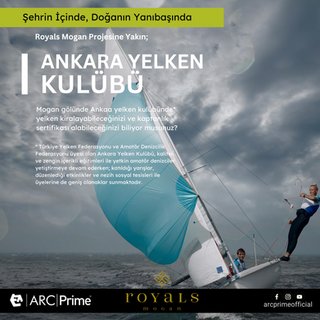 Did you know that you can rent a sailboat at the Ankara Sailing Club on Lake Mogan and obtain a captain's certificate?
