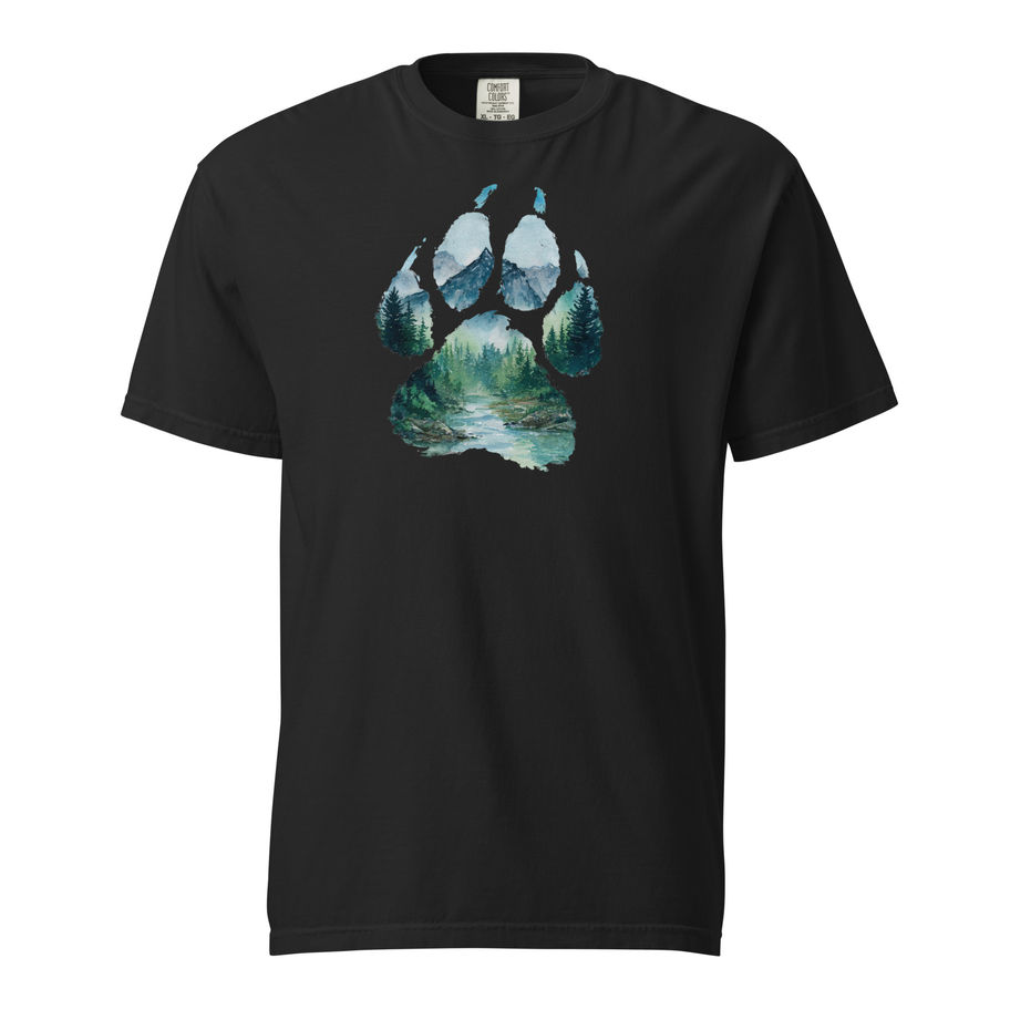 Wild at Heart Lion Paw Garment-Dyed Heavyweight T-Shirt