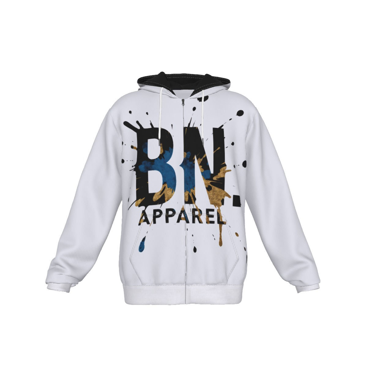 Billiard Nation Unisex FLEECE Paint Splatter 8,9,10 Zip Hoodie